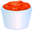 Mexican salsa sauce vector image