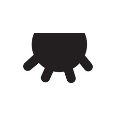 Canvas Print - udder icon illustration