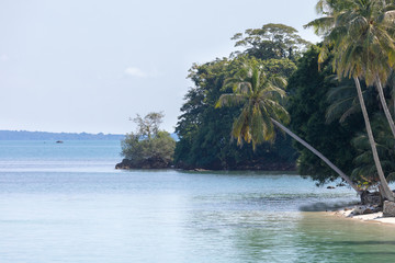 paradise island in the sea