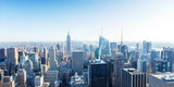 Fototapeta  - Manhattan with Empire State Building panorama