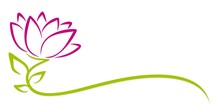 Logo Purple Flower. 