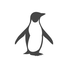Penguin Icon - Vector Illustration