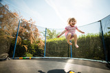 Fototapeta Miasto - Joy - jumping trampoline