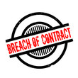 Breach Of Contract rubber stamp