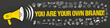 You are your own brand! / Megafon mit Symbole