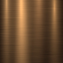 Bronze Metal Technology Background With Polished, Brushed Texture, Chrome, Silver, Steel, Aluminum, Copper For Design Concepts, Web, Prints, Posters, Wallpapers, Interfaces. Vector Illustration.