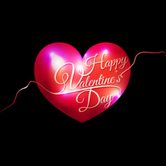 Wall Mural - Decorative valentines day background