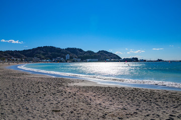 Yuigahama coast of Shonan/Kanagawa Japan, 2017/1/21