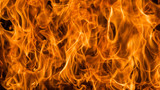 Fototapeta Niebo - Blaze fire flame background and textured