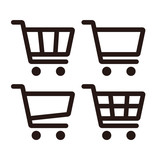 Fototapeta  - Shopping Cart Icon Set