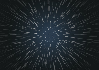 Wall Mural - hyperspace speed travel background