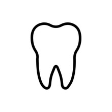 Tooth Icon Illustration