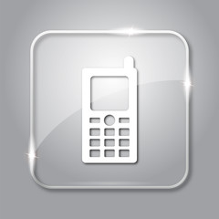 Canvas Print - Mobile phone icon