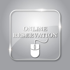 Wall Mural - Online reservation icon