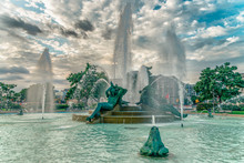 Swann Memorial Fountain In Philadelphia, USA
