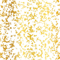 vector golden on white abstract grunge flake foil texture seamless pattern background. great for ele