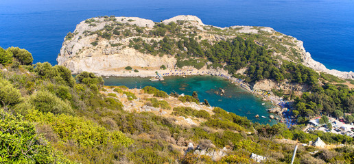 Wall Mural - Anthony Quinn Bay on Rhodes island, Greece