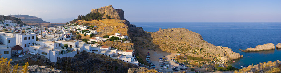 Wall Mural - Lindos town, Rhodes island, Greece