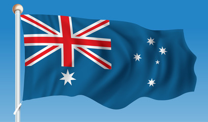 Wall Mural - Flag of Australia