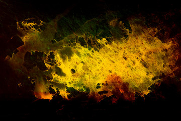 Wall Mural - Color abstract background. Fire structure. Computer collage.