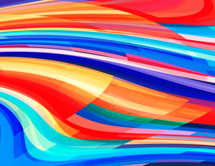 Poster - Bright colors background. Vivid vector graphics