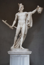 Perseus Triumphant - Marble Statue Of Perseus Holding The Head Of Medusa By Antonio Canova