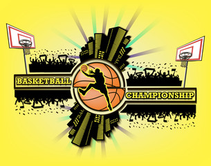 Logo basketball championship