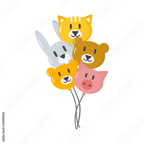 Balloons vector set.