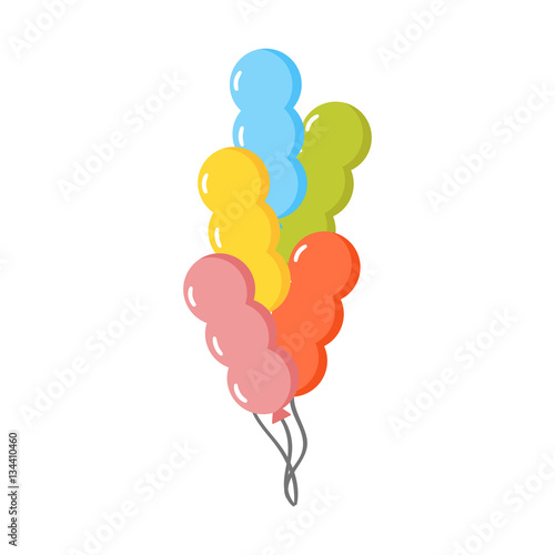 Balloons vector set.
