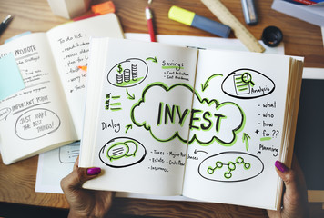 Wall Mural - finance earnings wealth invest asset concept