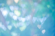 Abstract heart shape bokeh for use as background