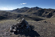 Ovoo - heiliger Steinhaufen - Altai-Gebirge - Mongolei