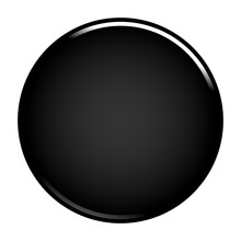 Black Circle Button Blank Web Internet Icon
