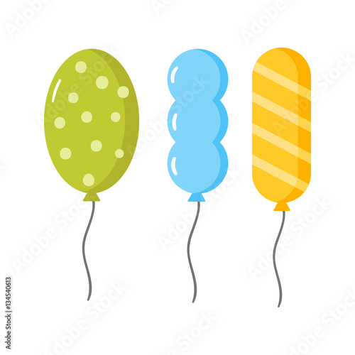 Balloons vector set.