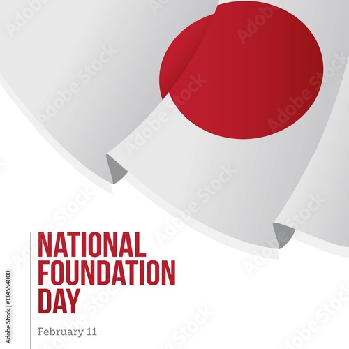 National Foundation Day Vector Illustration Suitable For Greeting