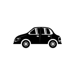 Sticker - Car vehicle transport icon vector illustration graphic design