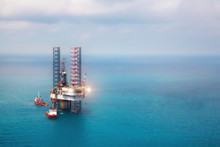 Offshore Oil Rig Drilling Platform