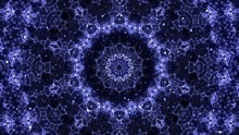 Blue Kaleido Abstraction