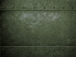 © Andrey Kuzmin - old metal green military background with rivets
