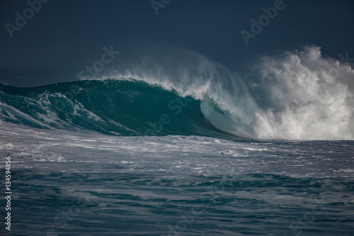 huge waves crashing in ocean seascape environment background water