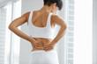 © puhhha - Back Pain. Closeup Of Woman Body With Pain In Back, Backache