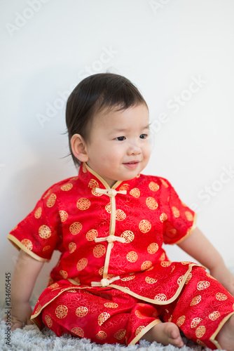 Cute Baby In Chinese Dress Buy This Stock Photo And Explore Cute Baby In Chinese Dress Buy This Stock Photo And Explore