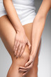 © puhhha - Painful Knee. Closeup Of Woman Feeling Pain In Knees.