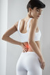 © puhhha - Pain. Beautiful Female Having Painful Feeling In Back, Backache
