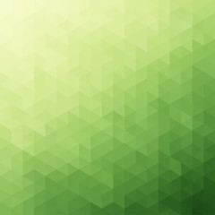 Poster - Abstract Green Triangle Background
