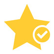 © feelisgood - Flat star icon favorite sign bookmark button