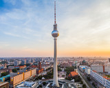 Fototapeta  - Berlin city view with TV tower in the centre, Germany