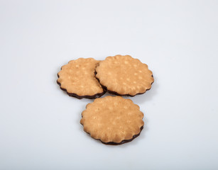 Cookies on a light background