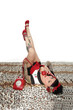 Pin up girl on telephone