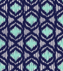 Aufkleber - seamless ikat pattern